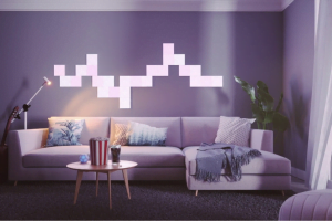  Đèn trang trí với Nanoleaf Canvas lighting