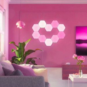 hệ thống chiếu sáng thông minh Nanoleaf và Philips Hue