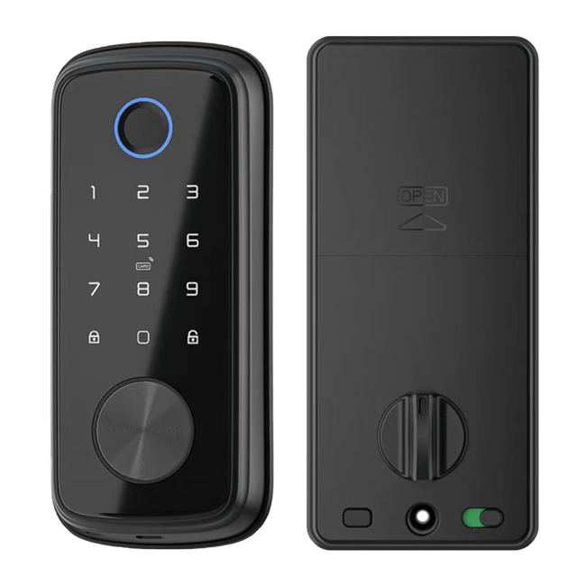 Remote control smart fingerprint door lock via app