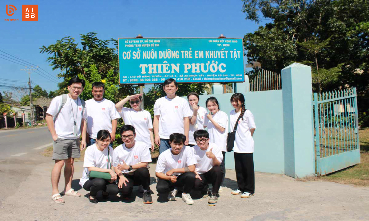 BBSMART Company visited Thien Phuoc disabled children's facility - Cu Chi District